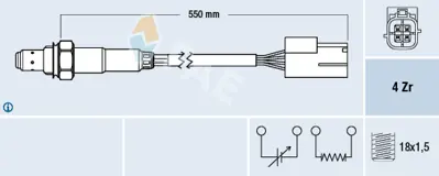 FAE 77468 Oksıjen Sensoru 226A0EA210 8200844604
