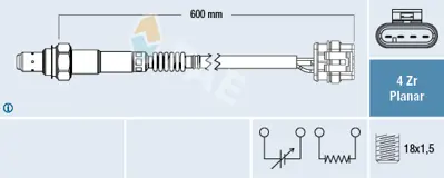 FAE 77499 Oksıjen Sensoru 9128785
