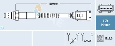 FAE 77622 Oksıjen Sensoru 4571477 9197773