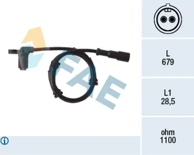 FAE 78006 Abs Sensor Kablo On Sag - Sol Megane 7700832768