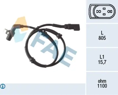 FAE 78041 Abs Sensoru 97KG2B372AB