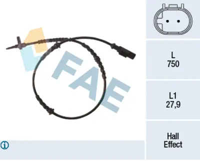 FAE 78265 Abs Sensoru 51791153