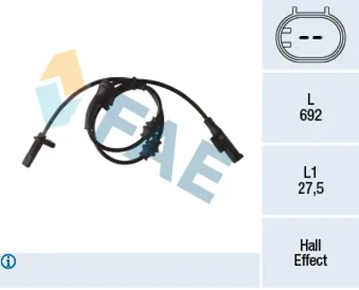 FAE 78298 Abs Sensoru 51850919