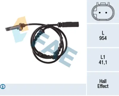 FAE 78335 Abs Sensoru Arka Bmw N63 N47 N55 N57  5-F07 F11 34526775866