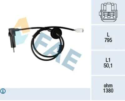 FAE 78356 Abs Sensoru Hyundaı 9568125000