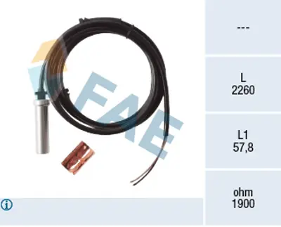 FAE 78398 Abs Sensoru On Sprınter 901 902 903 904 905 95>06 Lt 35 95>06 2D0927807 A9015421717