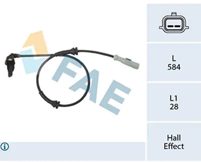 FAE 78442 Abs Sensoru 8200441620 A4159053300