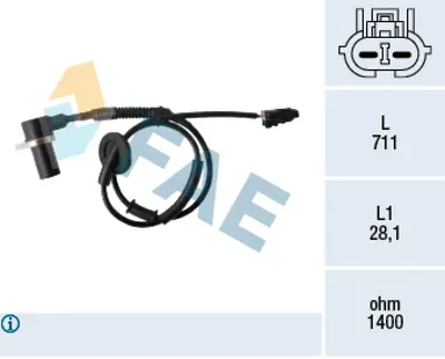 FAE 78477 Abs Sensoru Hyundaı 9567102000