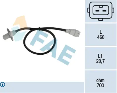 FAE 79002 Hız Sensoru 1804 4460206 5000288407 7547714 V86HF12A545AA