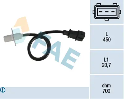 FAE 79003 Hız Sensoru 1803 7735697