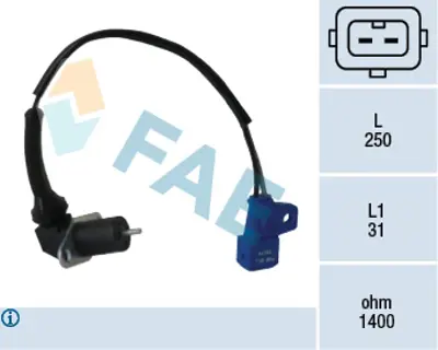 FAE 79079 Krank Sensoru Range Rover Iı 94>02 Dıscovery I 89>98 ADU7340L ERR3006