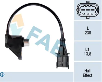 FAE 79229 Eksantrık Mılı Pozısyon Sensoru 6238111