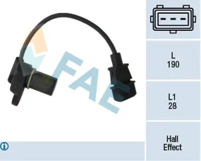 FAE 79236 Krank Pozısyon Sensörü Accent 1.5 1994-2000 - Excel 1.5 1990-1994 3935023010