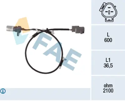 FAE 79456 Krank Sensoru Hıace Iv Hılux Pıck Up Land Cruıser 06> 2.5d 9091905050