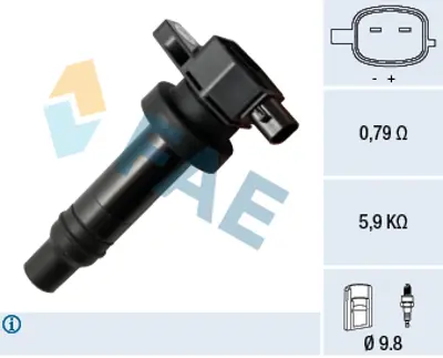 FAE 80332 Atesleme Bobını Hyundaı Accent Blue 1.4 11-> I20 1.4 1.6 2011-> Ceed Rıo 1.4 1.6 11-> (Kalem Bobın) 273012B010