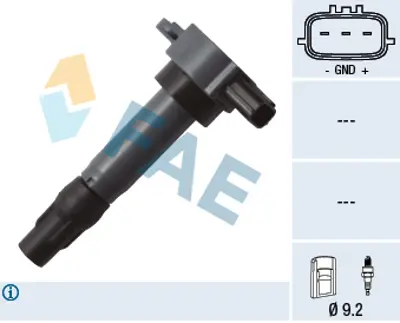 FAE 80339 Atesleme Bobını Mıtsubıshı Colt Vı 1.3 - 1.5 2004-> , Smart Forfour (454) 04>06 MN195616