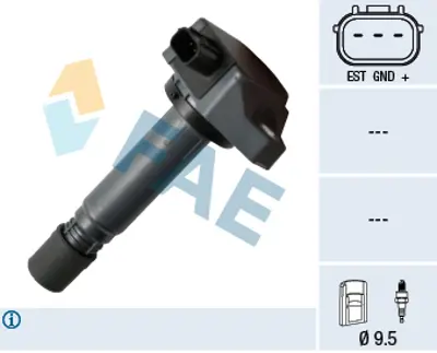 FAE 80347 Atesleme Bobını Accord Vııı 2.0 2.4 09>15 Cıvıc 1.6 1.8 07>12 Cr V 2.0 Iıı 07> 30520RNAA01