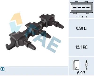 FAE 80374 Atesleme Bobını 5970A1 7701205906