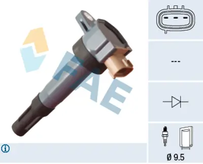 FAE 80483 Atesleme Bobını Scenıc Iıı 1.6 Trafıc Iı 2.0 16v 3340051K40000