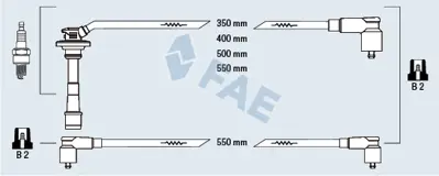 FAE 83585 Atesleme Kablosu Setı 9099899002