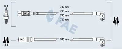 FAE 83979 Atesleme Kablosu Setı N10052809