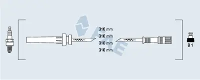FAE 83984 Atesleme Kablosu Setı 