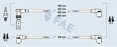 FAE 85059 Atesleme Kablosu Setı N10052906