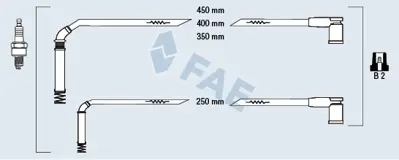 FAE 85126 Atesleme Kablosu Setı XS6F12287B4D