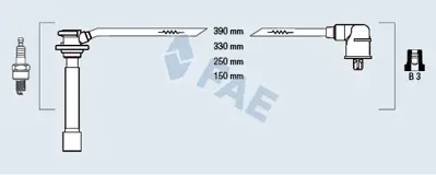 FAE 85146 Bujı Kablosu OK30F18140