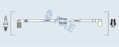 FAE 85290 Atesleme Kablosu Setı 7703530