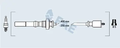 FAE 85383 Bujı Kablosu MD365102