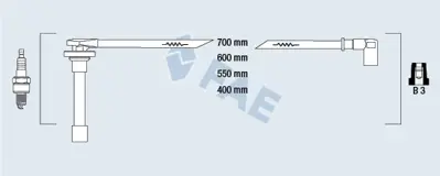 FAE 85811 Atesleme Kablosu Setı Honda 32722PTT000 GHT255