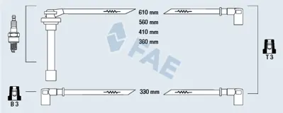 FAE 85840 Atesleme Kablosu Setı Nıssan 2245074Y26