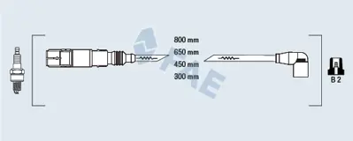 FAE 85874 Atesleme Kablosu Setı 6A905409N