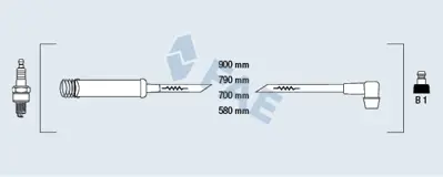 FAE 85960 Atesleme Kablosu Setı 92060980