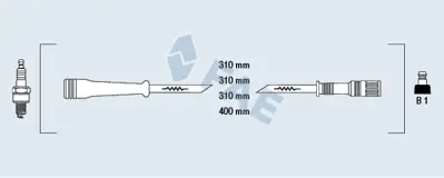 FAE 85985 Atesleme Kablosu Setı 7700874564