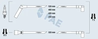 FAE 85997 Atesleme Kablosu Setı Hyundaı 2750102C00