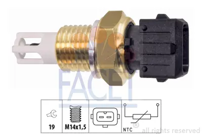 FACET 10.4016 Hararet Musuru Tempra Tıpo 2.0 489061611 500309797 7547976 V86HF12A697AA