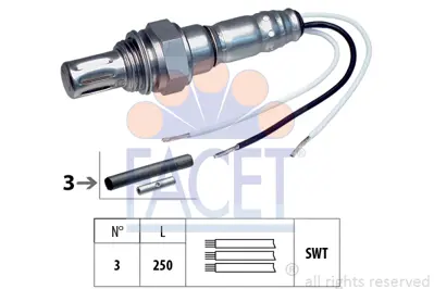 FACET 10.7005 Oksıjen Sensoru 7700862426 A0095424117 K24318861A Z56018861A