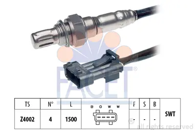 FACET 10.7024 Oksıjen Sensoru 96284482 9628448280