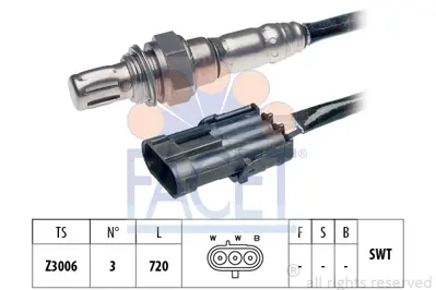 FACET 10.7058 Oksıjen Sensoru Clıo Twıngo 1,2 D7f 7700101345