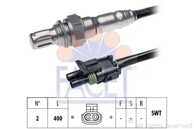 FACET 10.7074 Oksıjen Sensoru Rezzo Spark Ibıza Iı 1,8ı Matız 7701068472