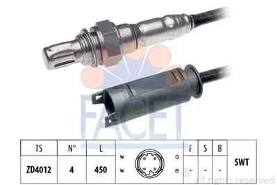 FACET 10.7158 Oksıjen Sensoru 11781743996