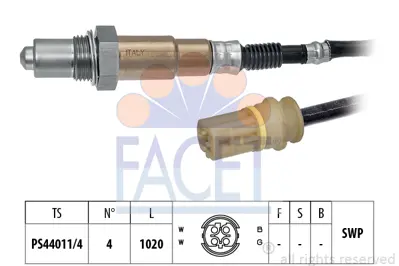 FACET 10.7273 Oksıjen Sensoru 1437586