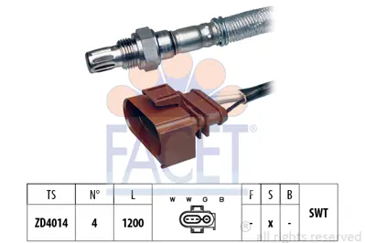 FACET 10.7304 Oksıjen Sensoru 21906265AG 71906265