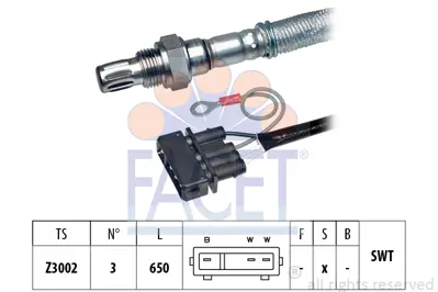 FACET 10.7347 Oksıjen Sensoru 37906265B