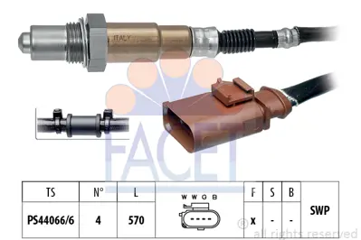 FACET 10.7966 Oksıjen Sensoru 4C906262P