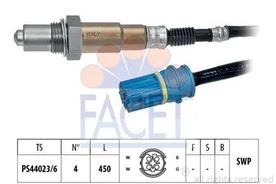 FACET 10.8081 Oksıjen Sensoru Bmw E87 E90 N40 N45 7530285