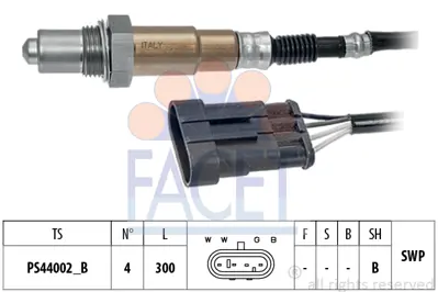 FACET 10.8203 Oksıjen Sensoru 504083015 60816318 95510476