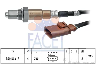 FACET 10.8313 Oksıjen Sensoru 22906262CF 95560613730